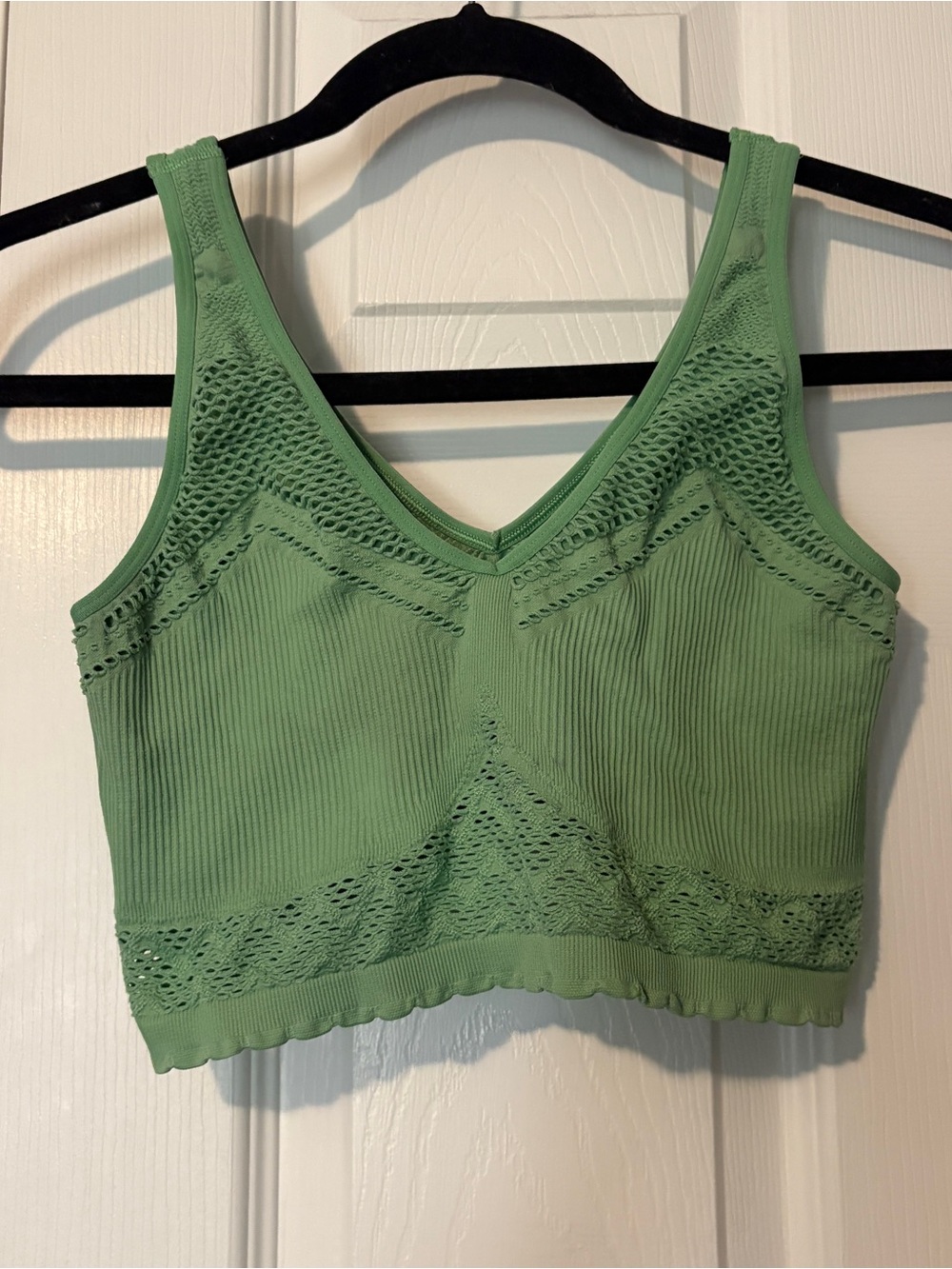 Seamless Green cut out bralette